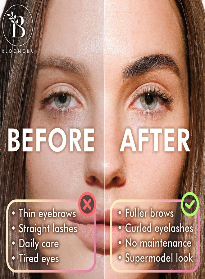 BLOOMORA Lash Lift Kit & Eyebrow Lamination Kit, 2-in-1 Solution, At-Home Brow Lamination, Lasts 6-8 Weeks, 15 Applications, Beginner/Professional, Eyelash Lift, DIY Brow & Lash Perm - BLK6 - Image 2